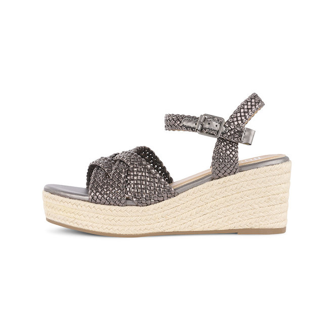 Wedge sandal  Gun Metal 268013F2T_GUNNTD