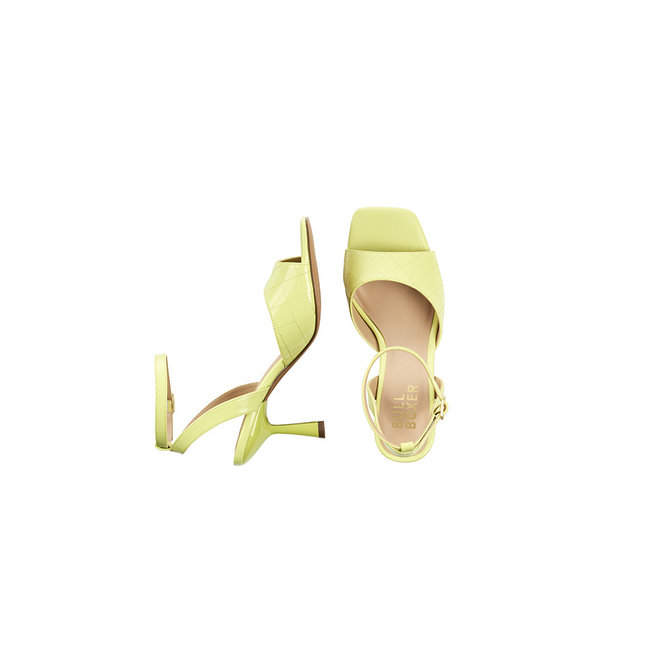 Sandal with heel Lime 156000F2S_LIMETD