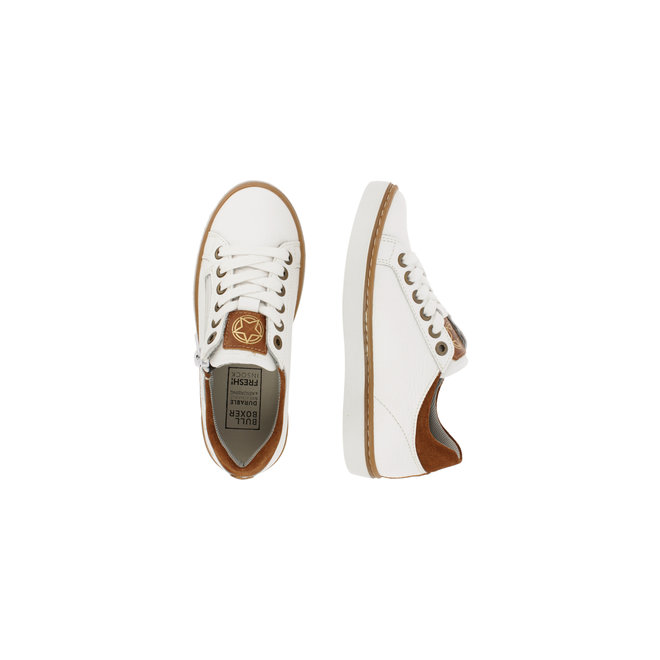 Sneaker White/ Brown AHM024E5L_WHCNKB