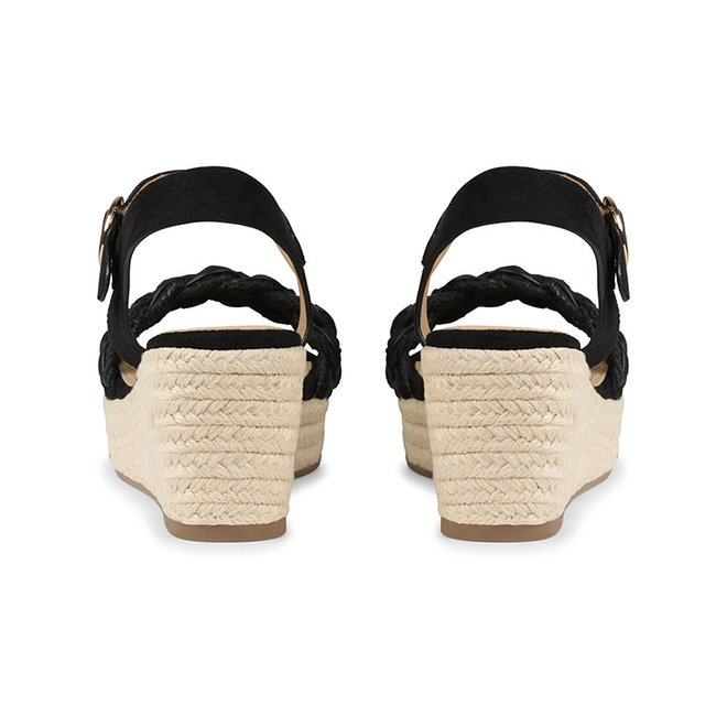 Sandalen met sleehak Zwart 268011F2T_BLCKTD