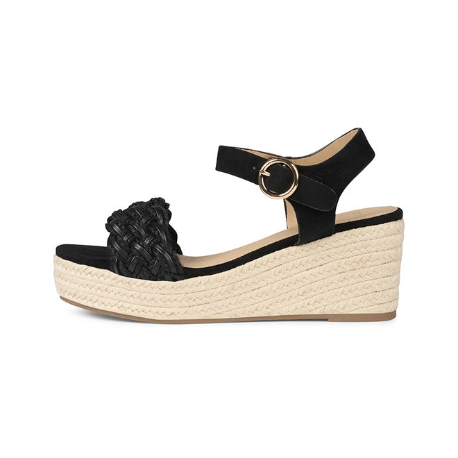 Wedge sandal Black