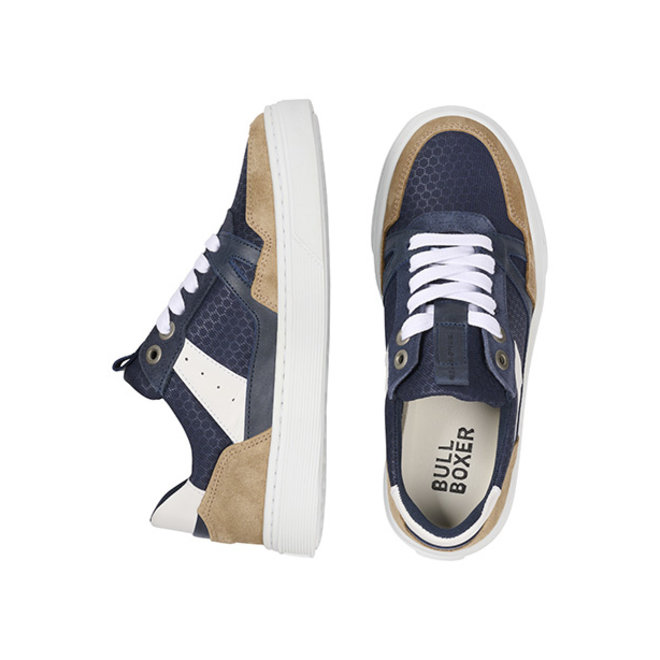 Sneaker Beige - Navy AOP009E5L_BENYKB