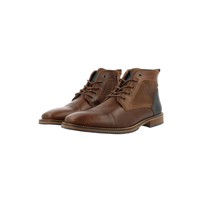 Schnürschuhe Cognac/ Blau 681K50108AFICNSU