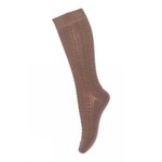 MP Denmark Mp - Anna knee socks - Brown Sienna