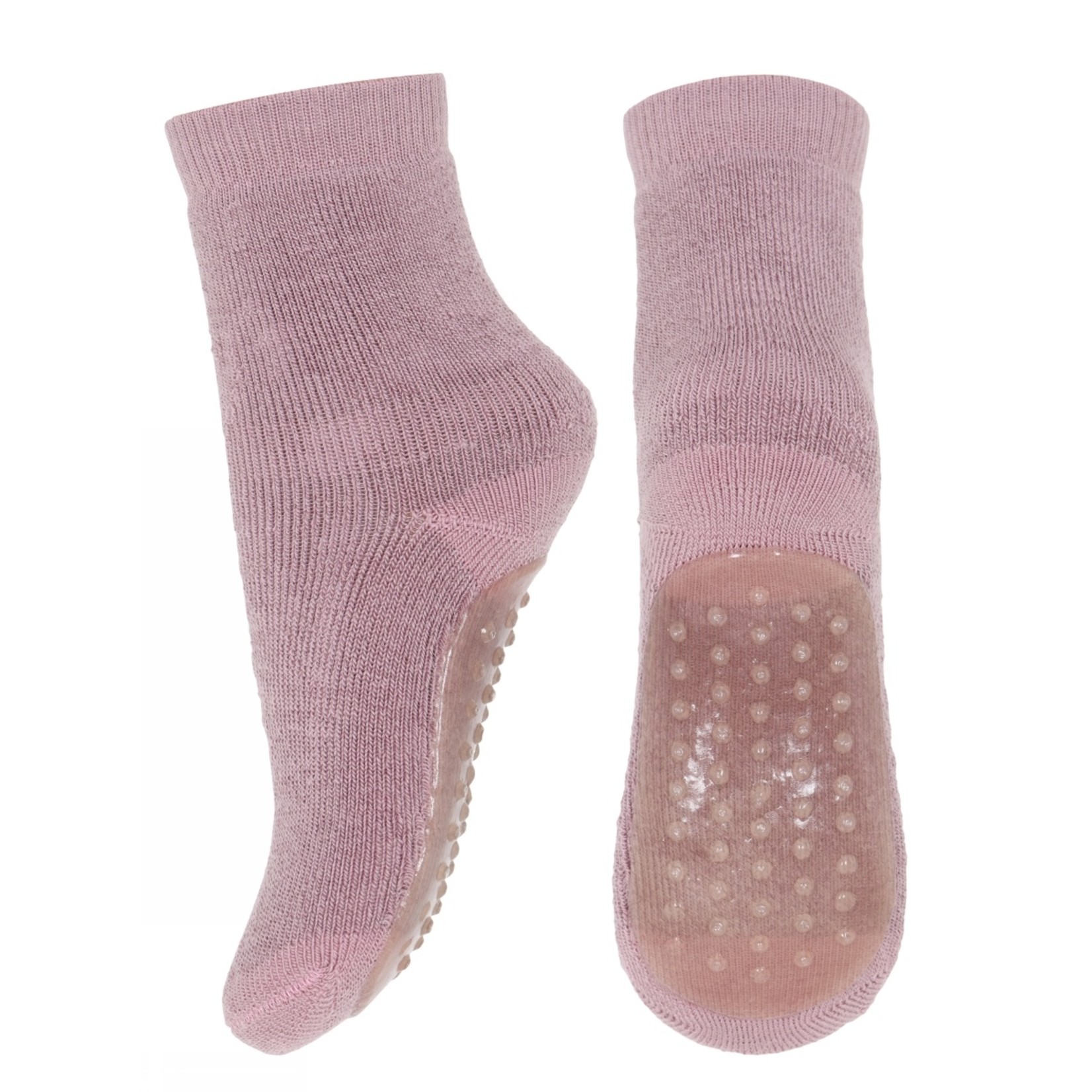 MP Denmark Mp - Wool/cotton socks anti-slip - Wood Rose