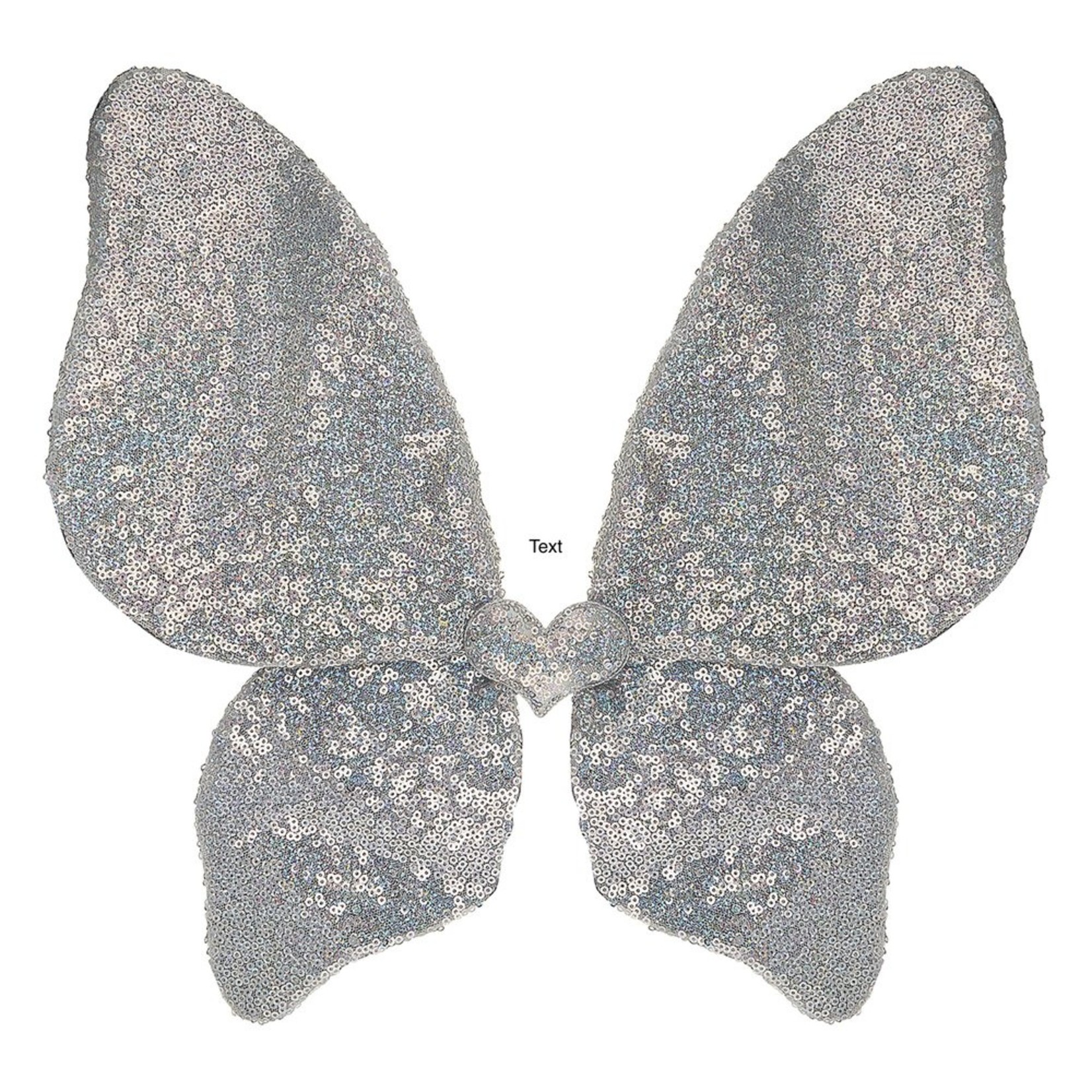 Mimi and Lula M&L - Sparkle Sequin Wings Silver