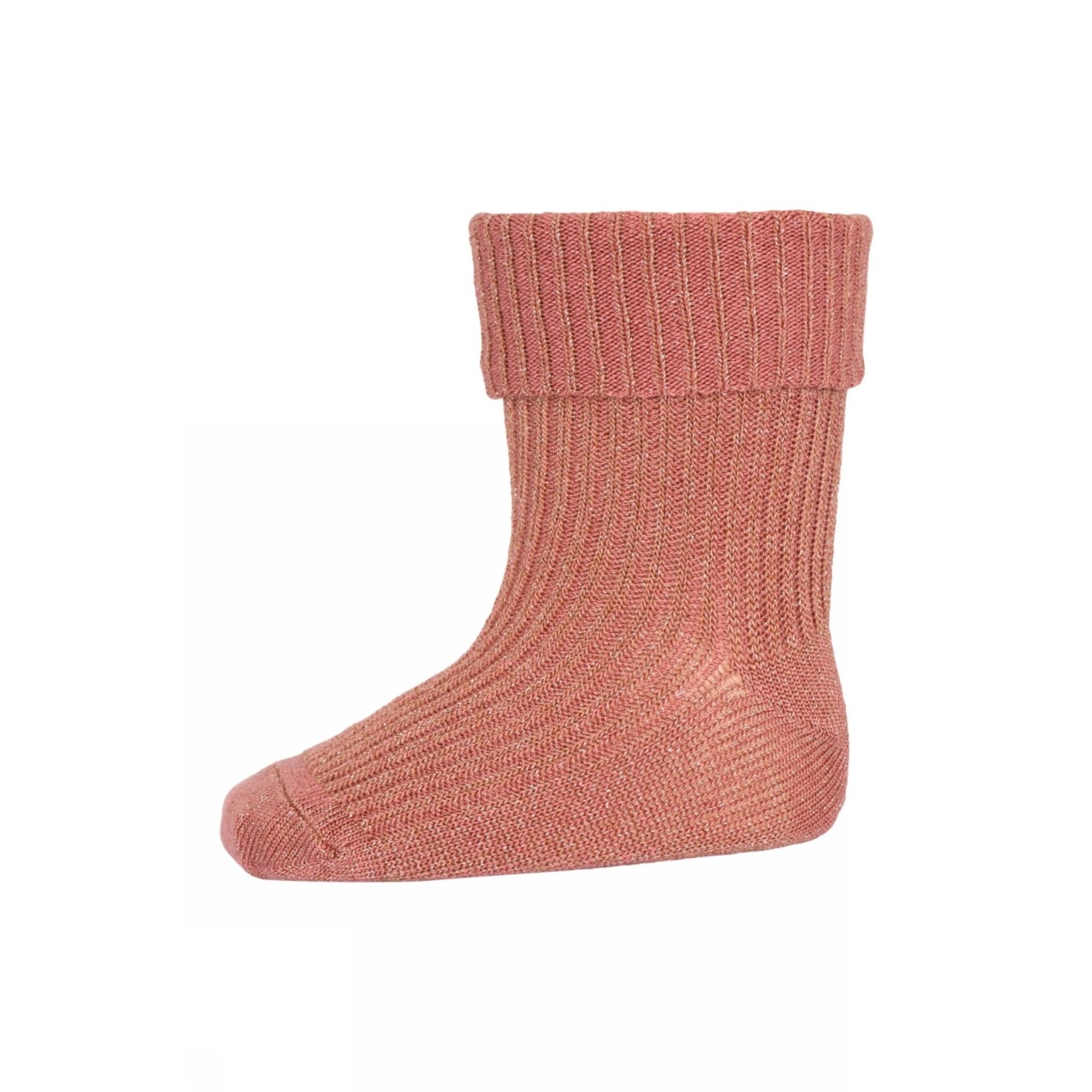 MP Denmark Ida glitter socks - Rust