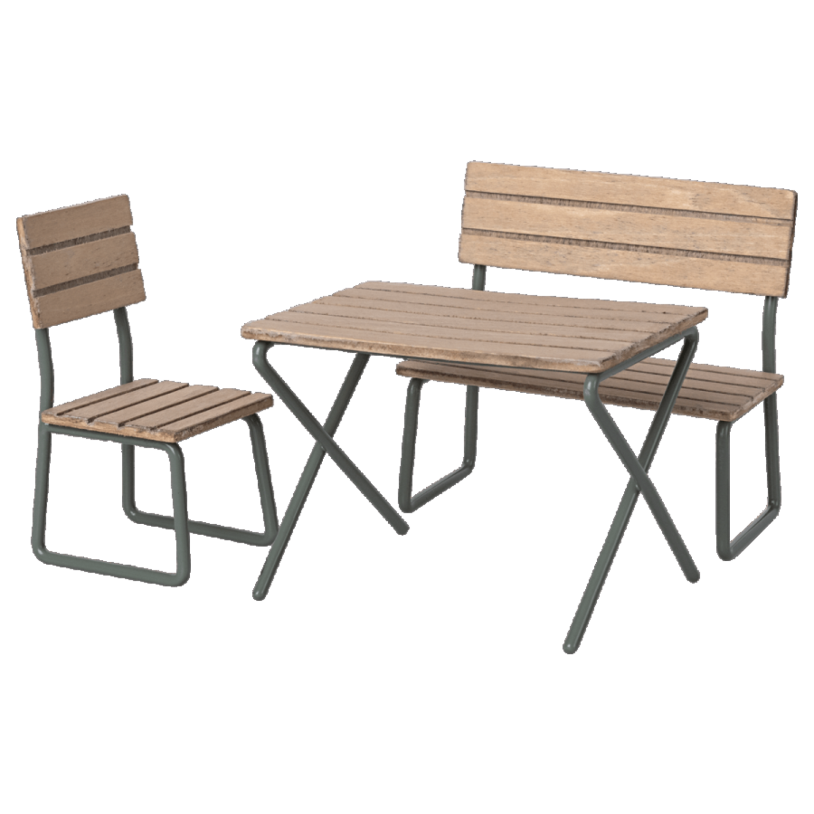 maileg Maileg - Garden set, Table w. chair and bench