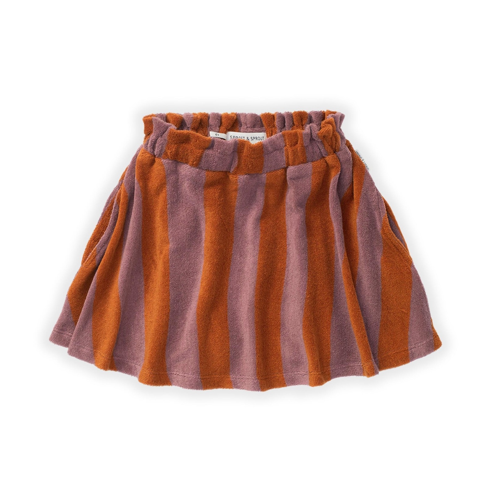 Sproet & Sprout S&S - Terry skirt stripe - Orchid