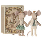 maileg Maileg - Royal Twins Mice - Little Sister and Brother in box