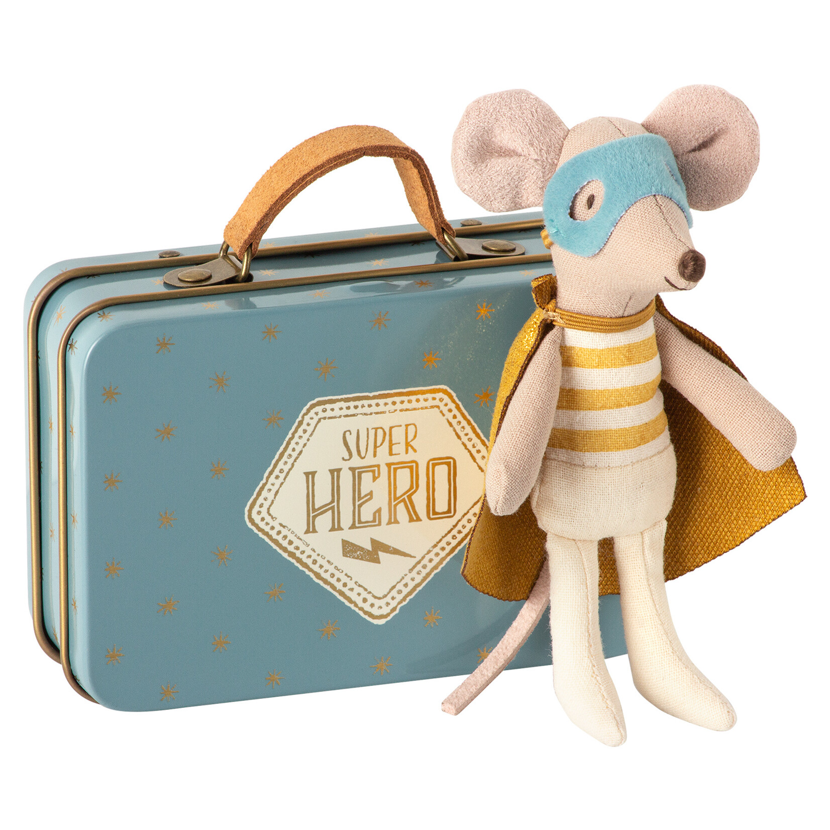 maileg Maileg - Super Hero Mouse - Little Brother in Matchbox