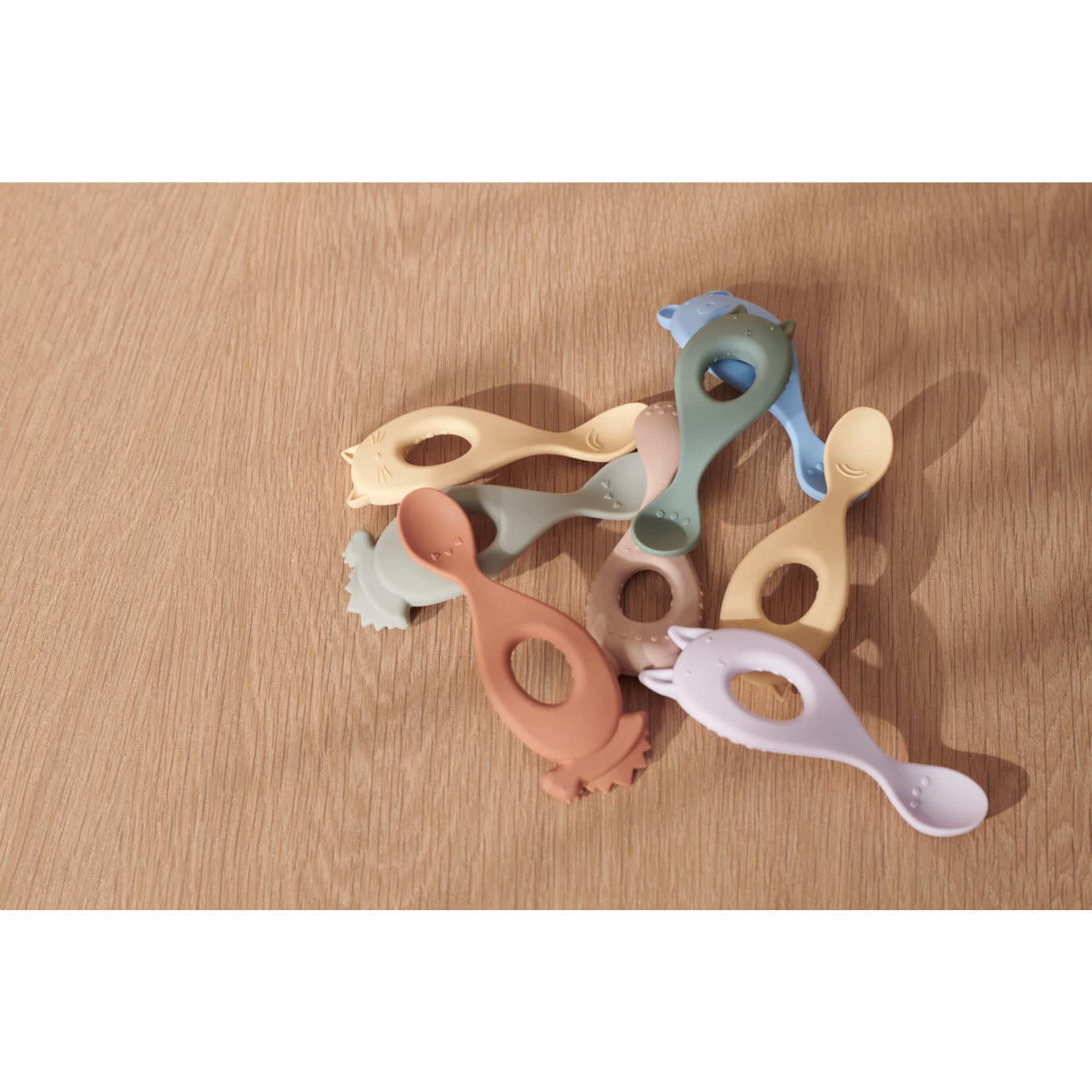Liewood Liewood - Liva silicone spoon  - Lavender multi mix