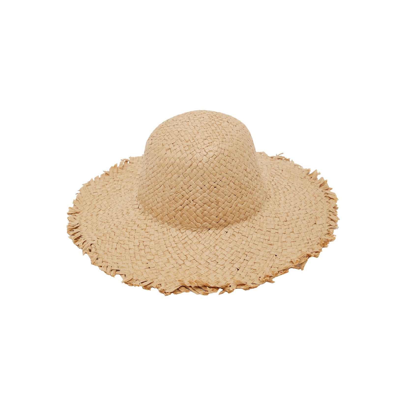 Lil Atelier Lil Atelier - NMFFENJO WIDE BEACH HAT LIL - Straw WHITE PEPPER