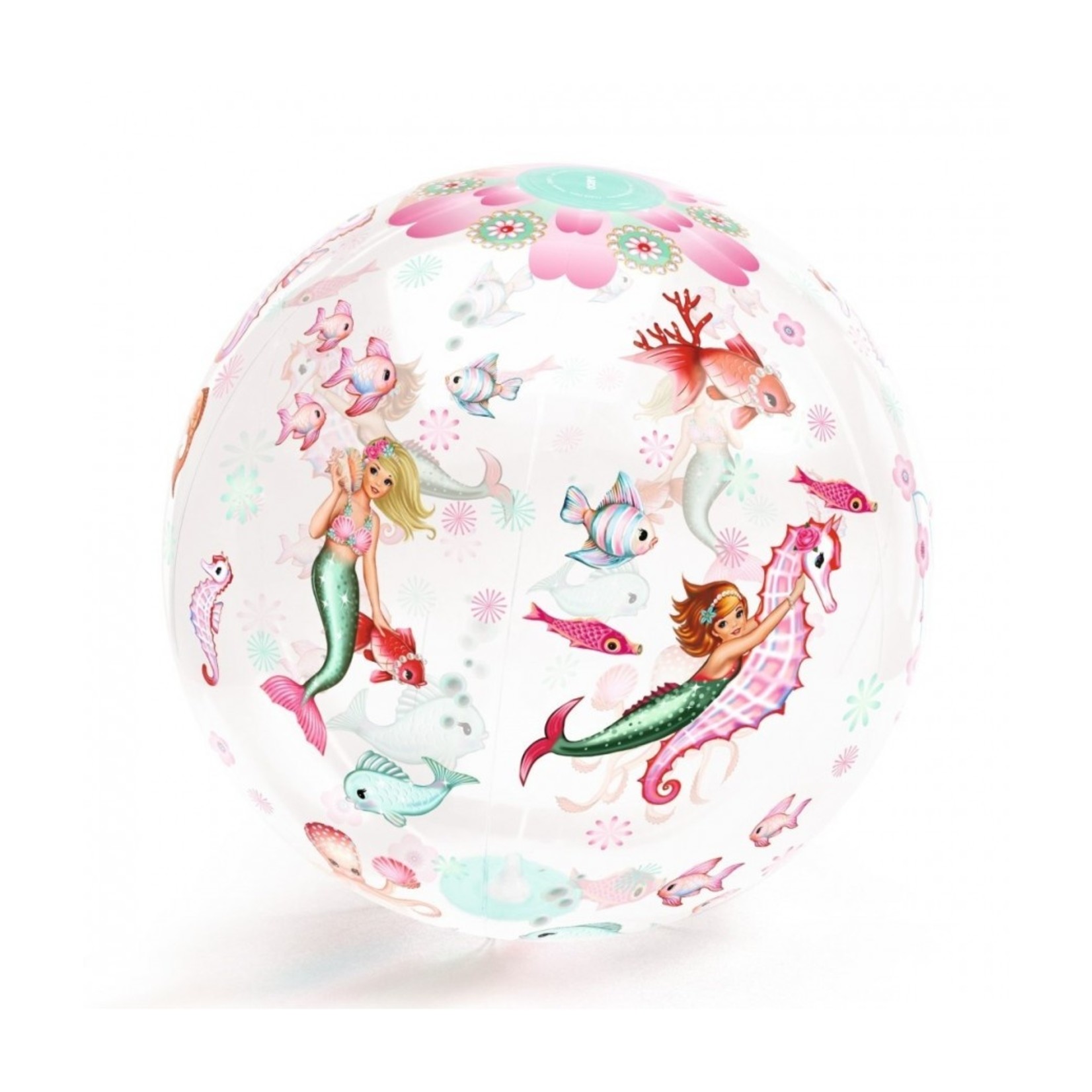 Djeco Djeco - Opblaasbare bal Mermaid ball Ø35 cm