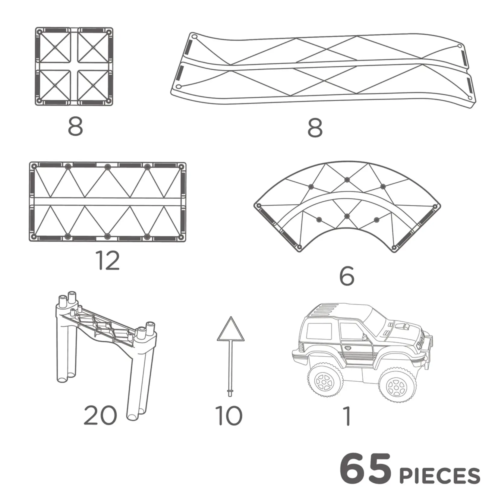 Cleverclixx Cleverclixx - Race Track Intense | 65 Pieces