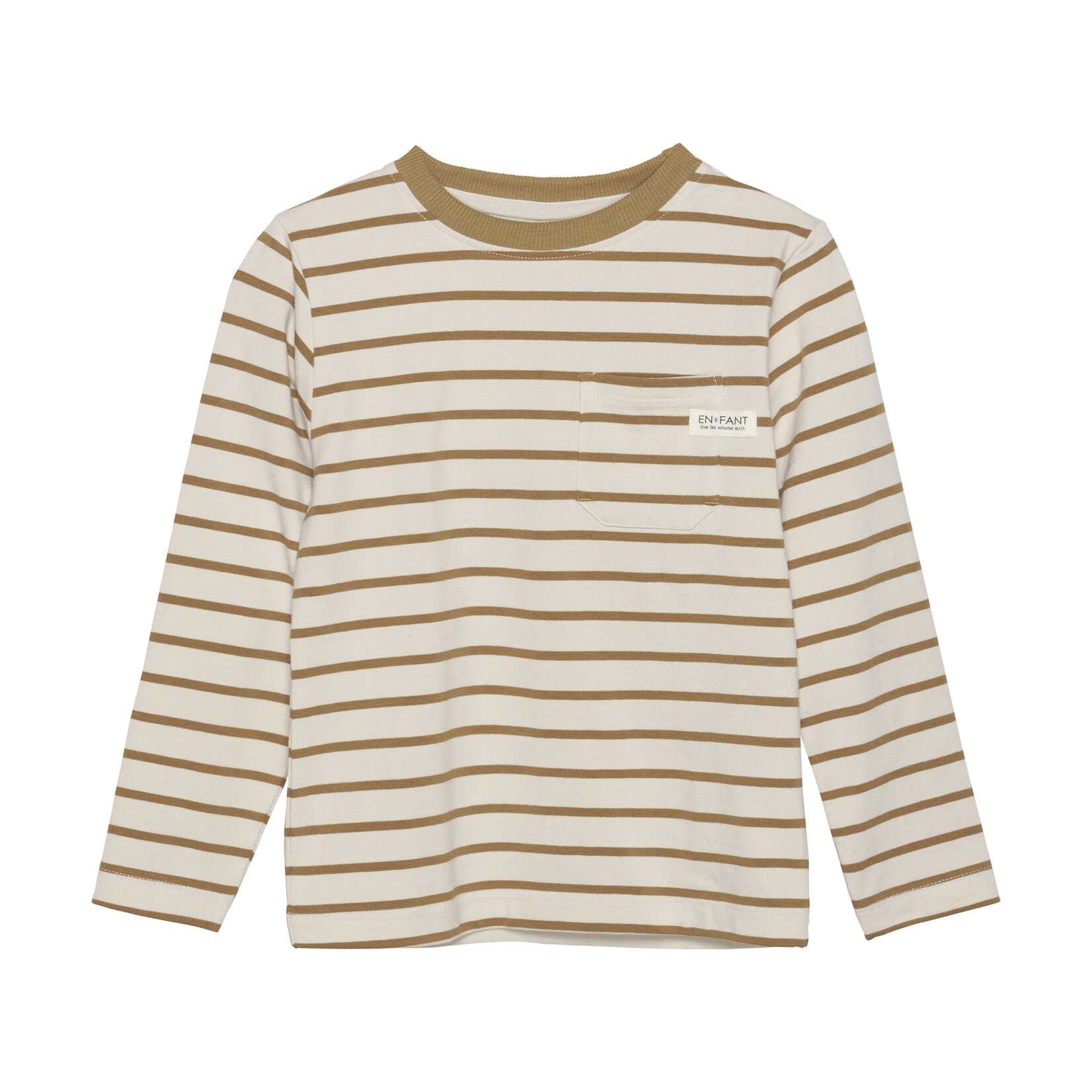 Enfant Enfant - T-Shirt LS Stripe - SandShell