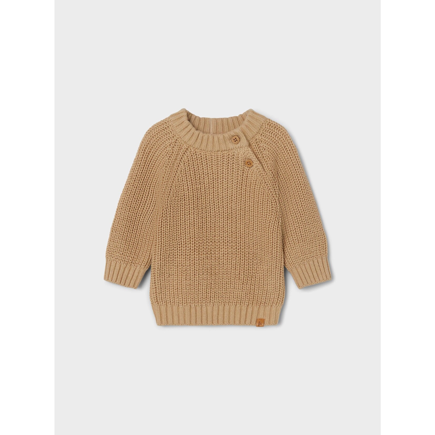 Lil Atelier Lil Atelier - NBMEMLEN LS KNIT LIL - Warm Sand