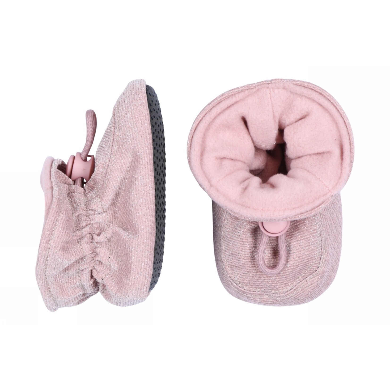 MP Denmark MP - Glitter textile slippers - Alt Rosa