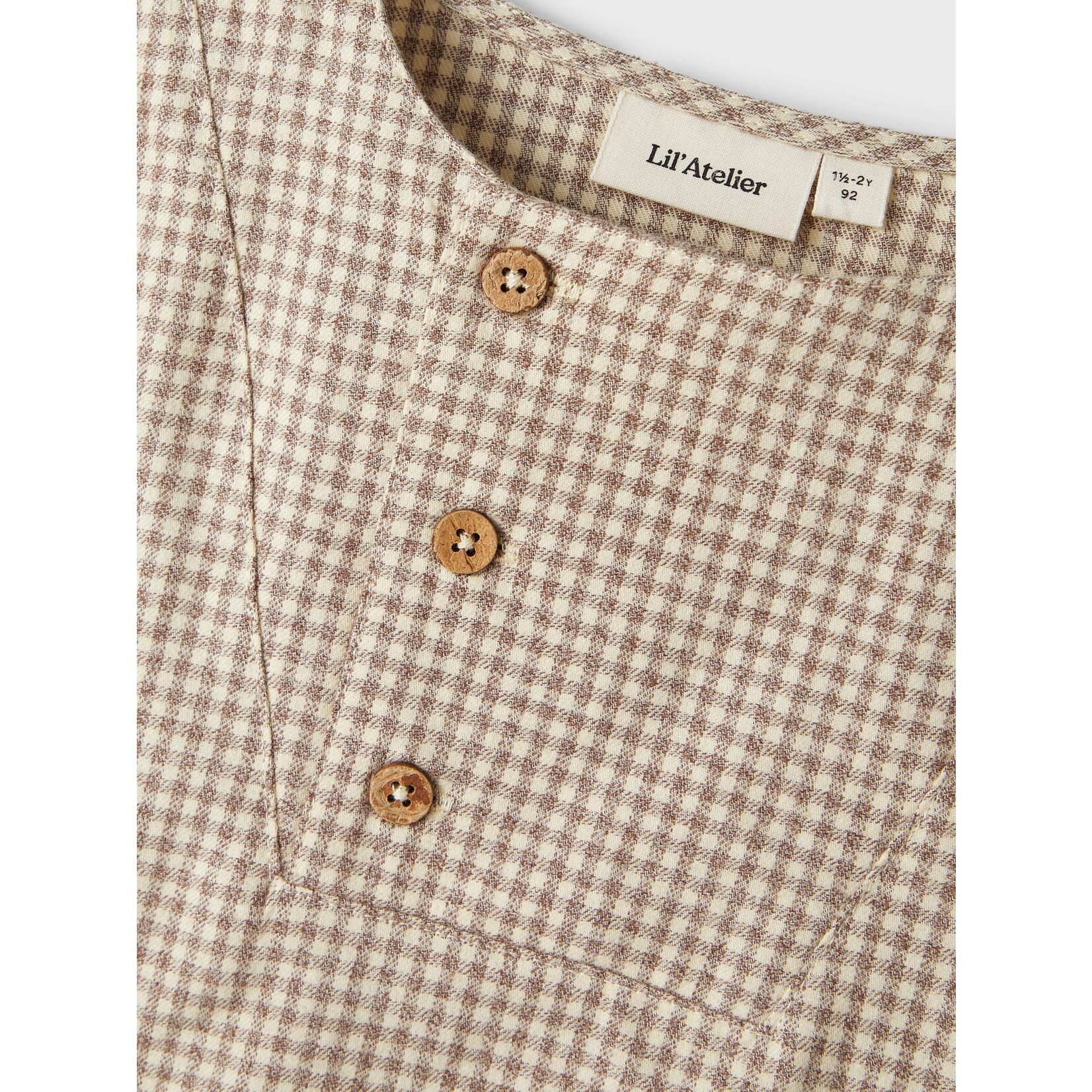 Lil Atelier Lil Atelier - NMMOLARS LS BOXY SHIRT LIL - Rain Drum