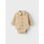 Lil Atelier Lil Atelier - NBMRUBA LS BOXY BODY SHIRT LIL - Wood Ash