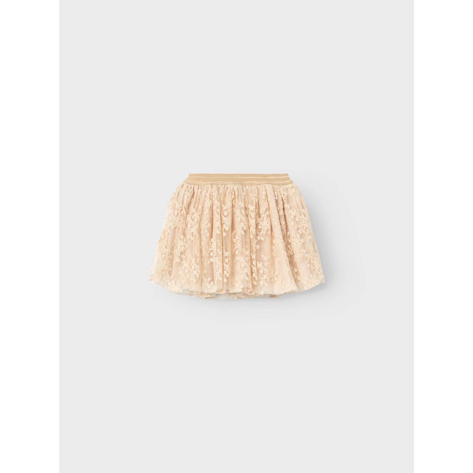 Lil Atelier Lil Atelier - NMFRONJA RIE TULLE SKIRT LIL - Wood Ash