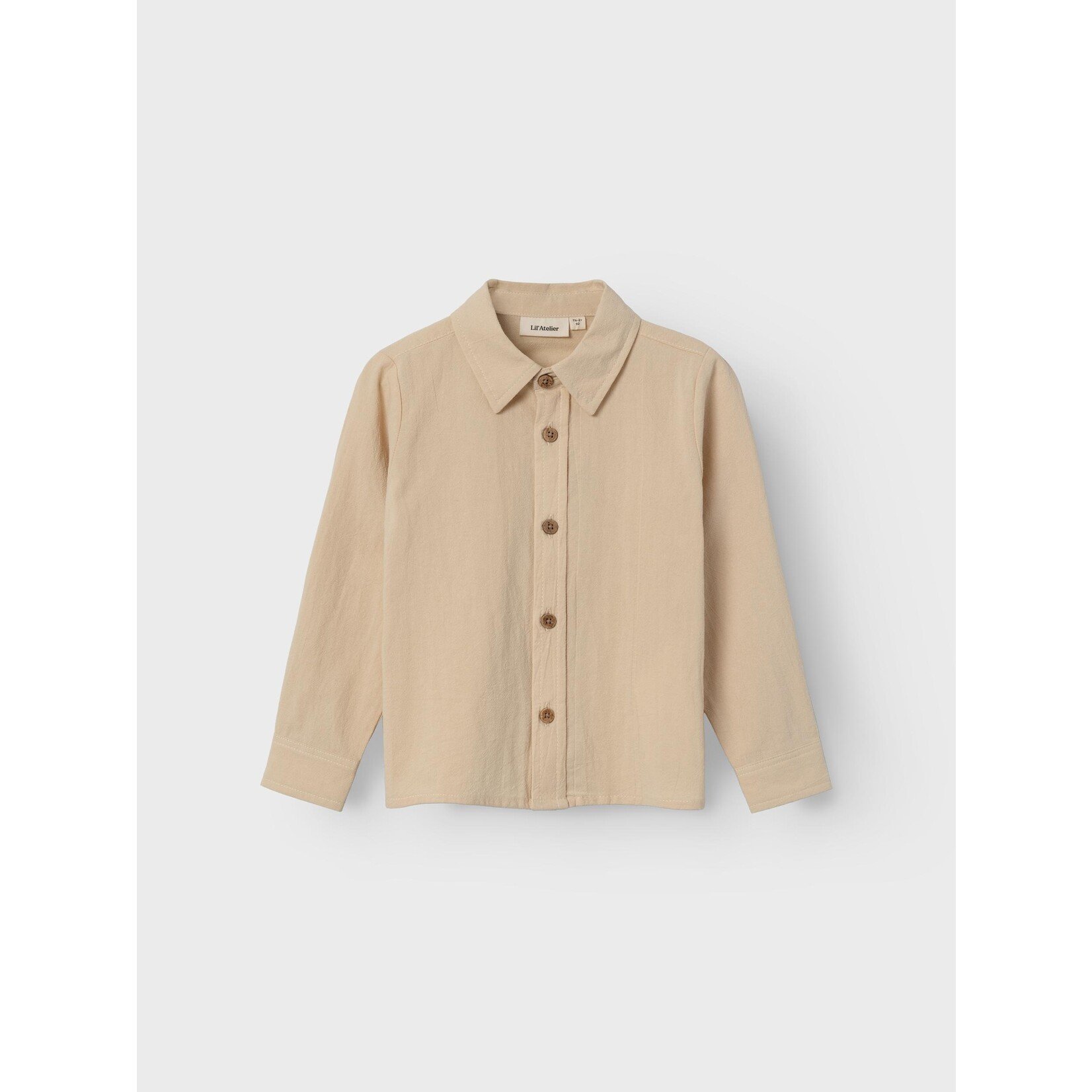 Lil Atelier Lil Atelier - NMMRUBA LS SHIRT LIL - Wood Ash