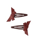 Lil Atelier Lil Atelier - NKFACC-RINJA 2P HAIR CLIPS LIL - Fired Brick