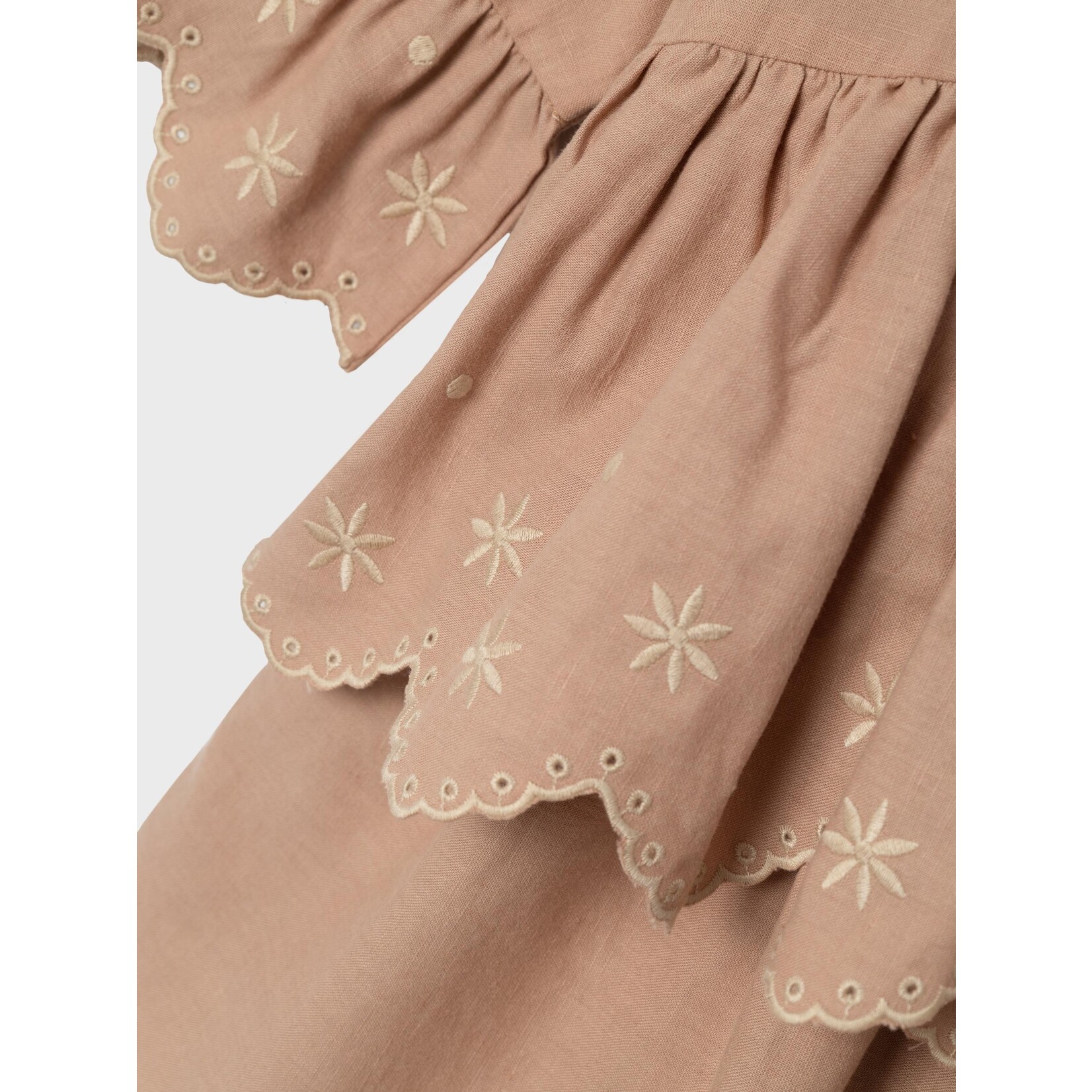 Lil Atelier Lil Atelier - NMFROSITA 3/4 DRESS LIL - Nougat