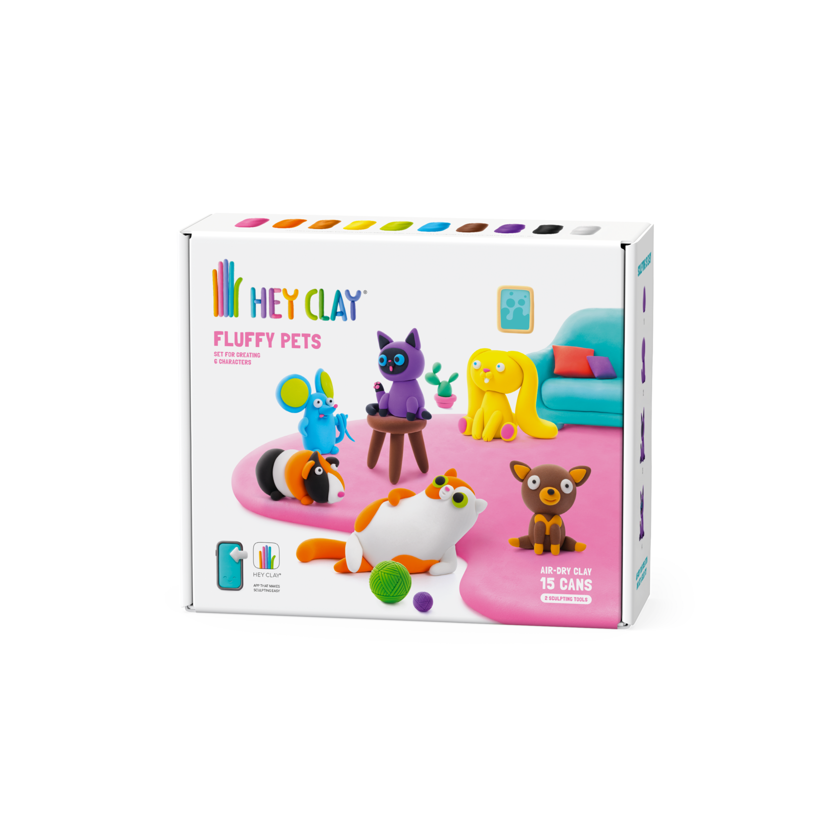 HeyClay HeyClay - Fluffy Pets - 15 Cans