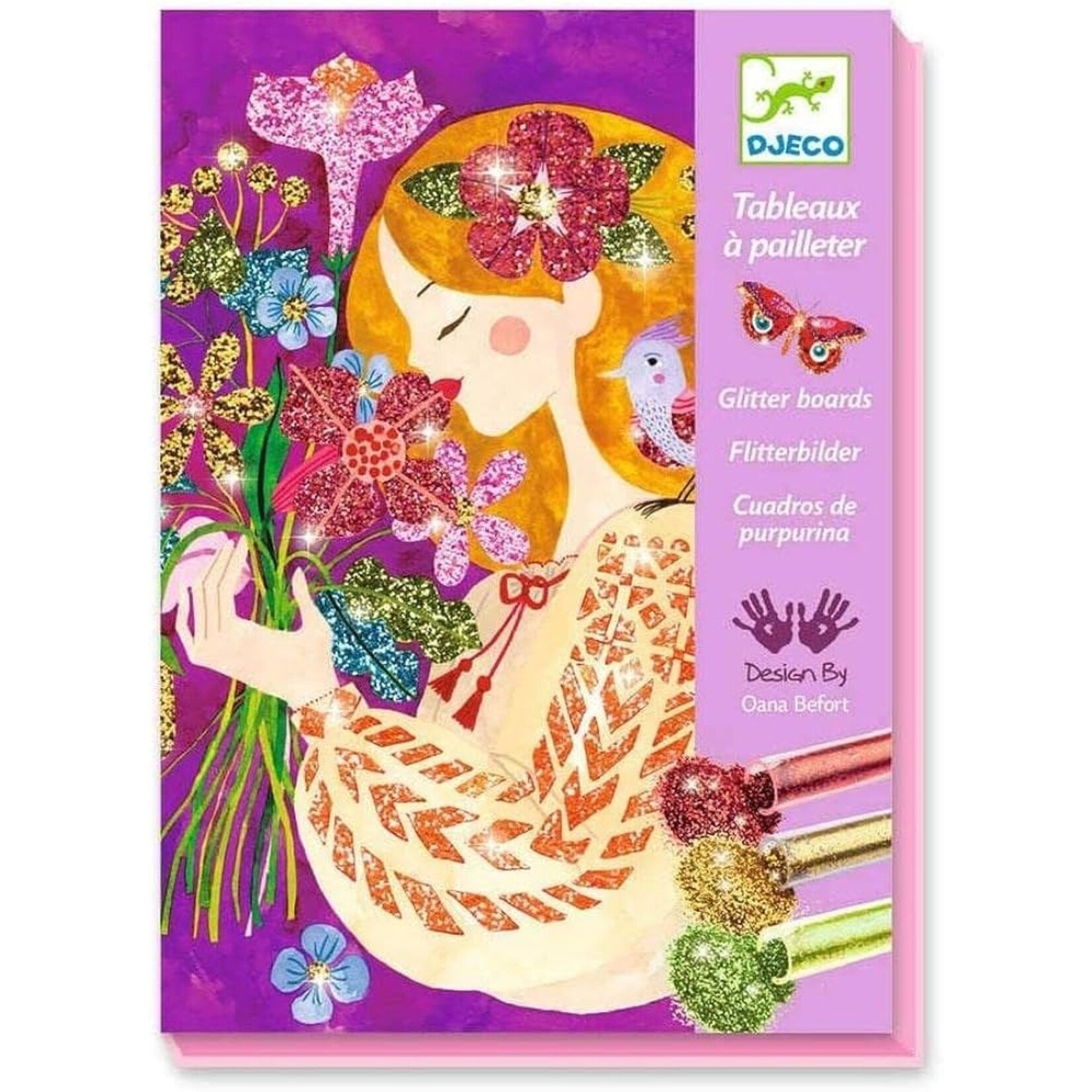 Djeco Djeco - Glitter Boards - The scent of Flowers