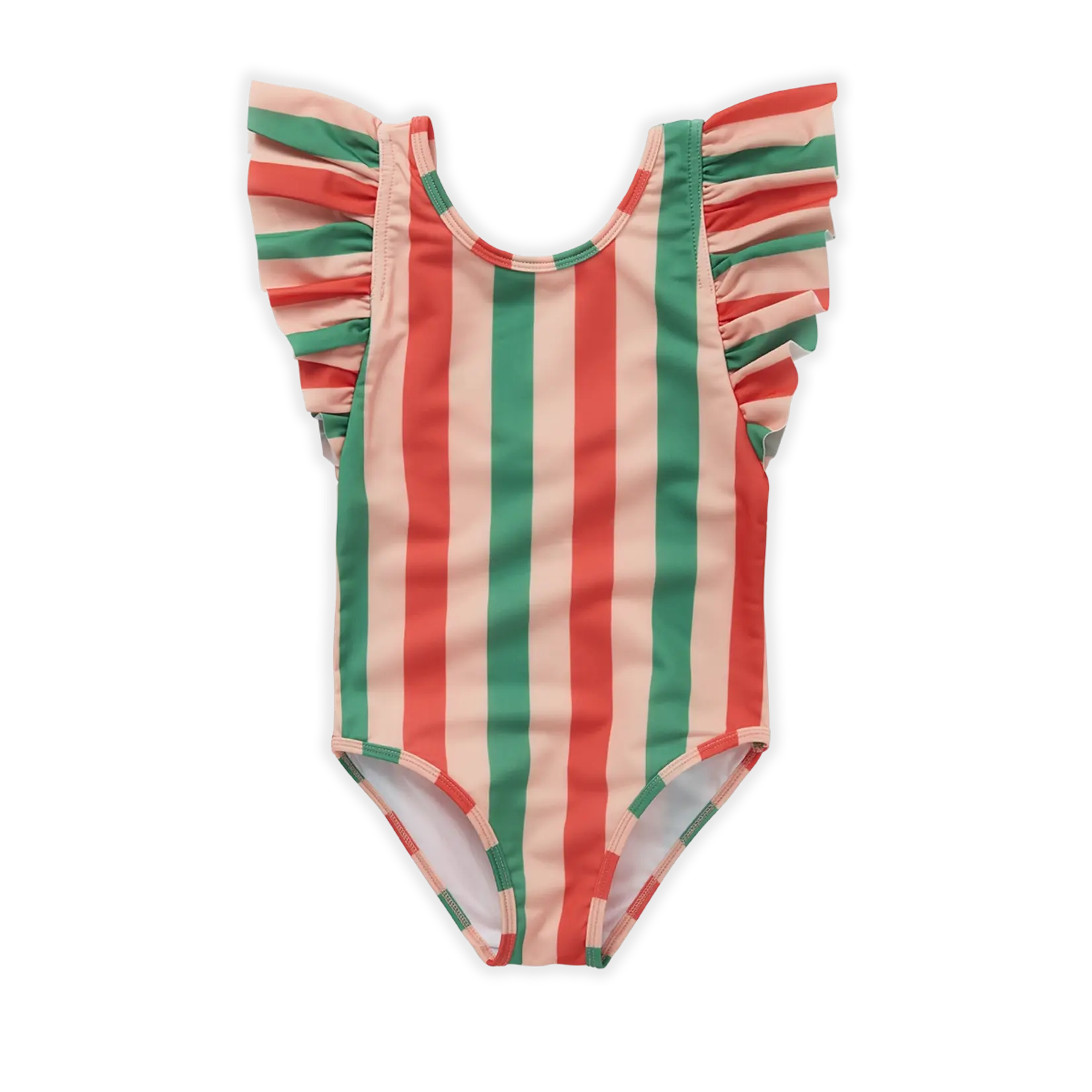 Sproet & Sprout Sproet & Sprout - Swimsuit ruffle Stripe print  - Blossom