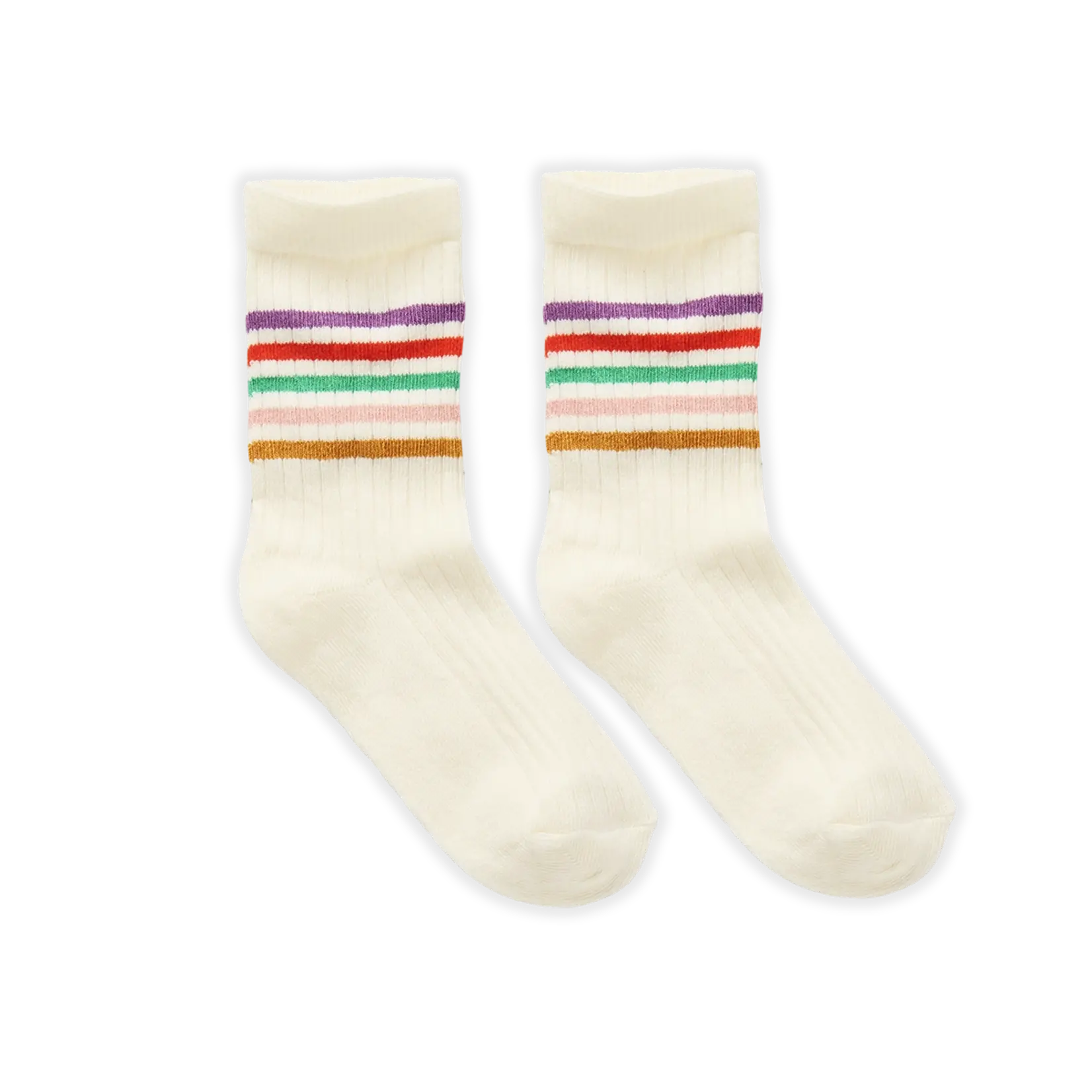 Sproet & Sprout Sproet & Sprout - Sport socks stripes - Pear