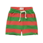 Sproet & Sprout Sproet & Sprout - Terry short boys stripe - Coral