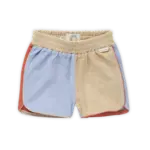 Sproet & Sprout Sproet & Sprout - Terry sport short colourblock - Biscotti