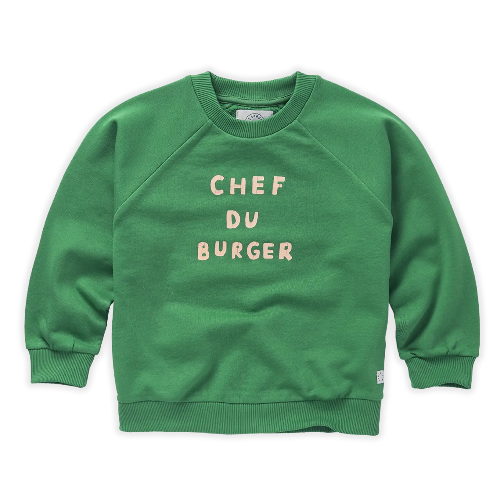 Sproet & Sprout Sproet & Sprout - Sweatshirt raglan Chef du burger - Mint