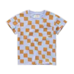 Sproet & Sprout Sproet & Sprout - T-shirt pocket Block print  - Honey