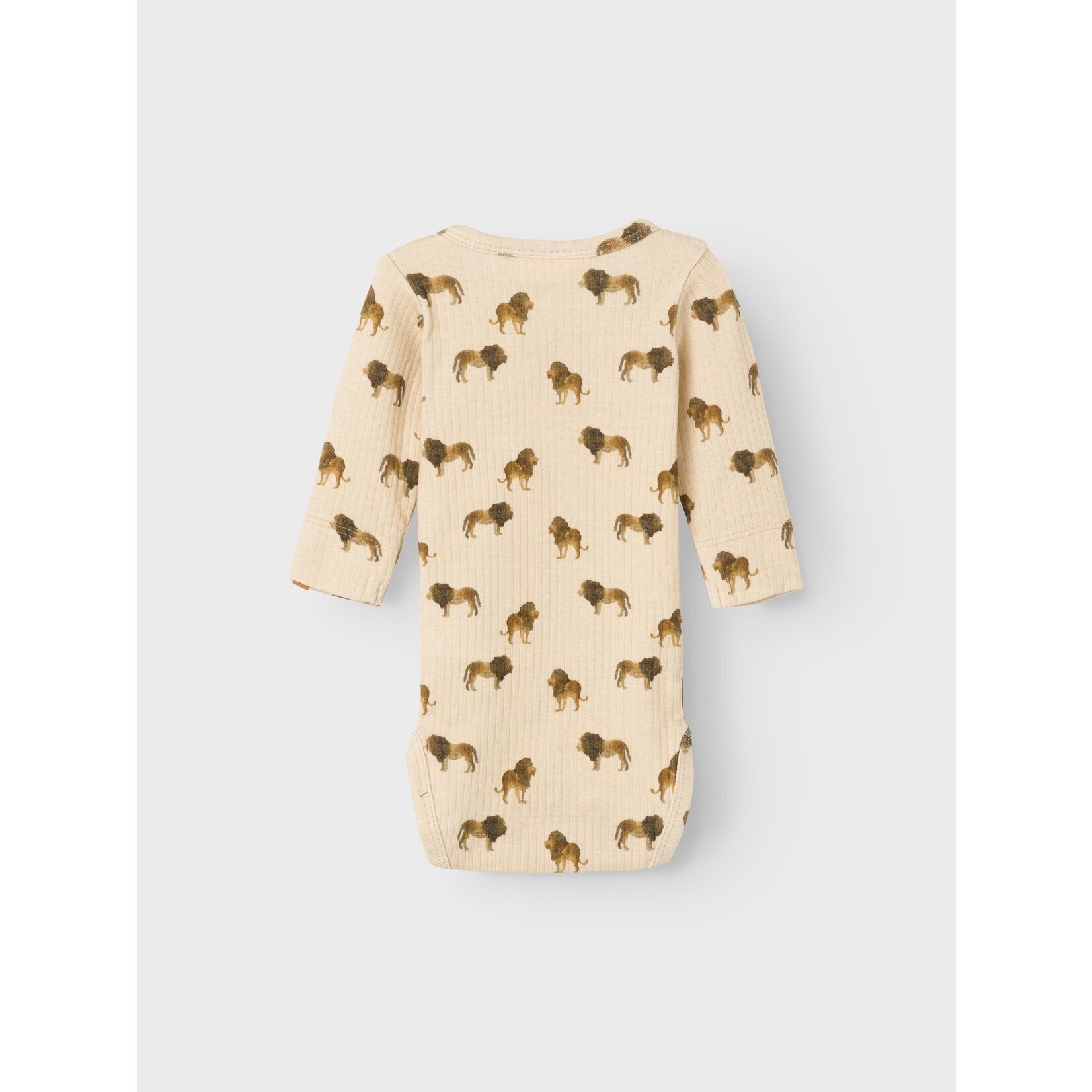 Lil Atelier Lil - Atelier - NBMGEO LS SLIM BODY JAN LIL - Fog LION