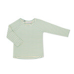 Phil&Phae Phil&Phae - Rib baby tee l/s stripes - sea foam