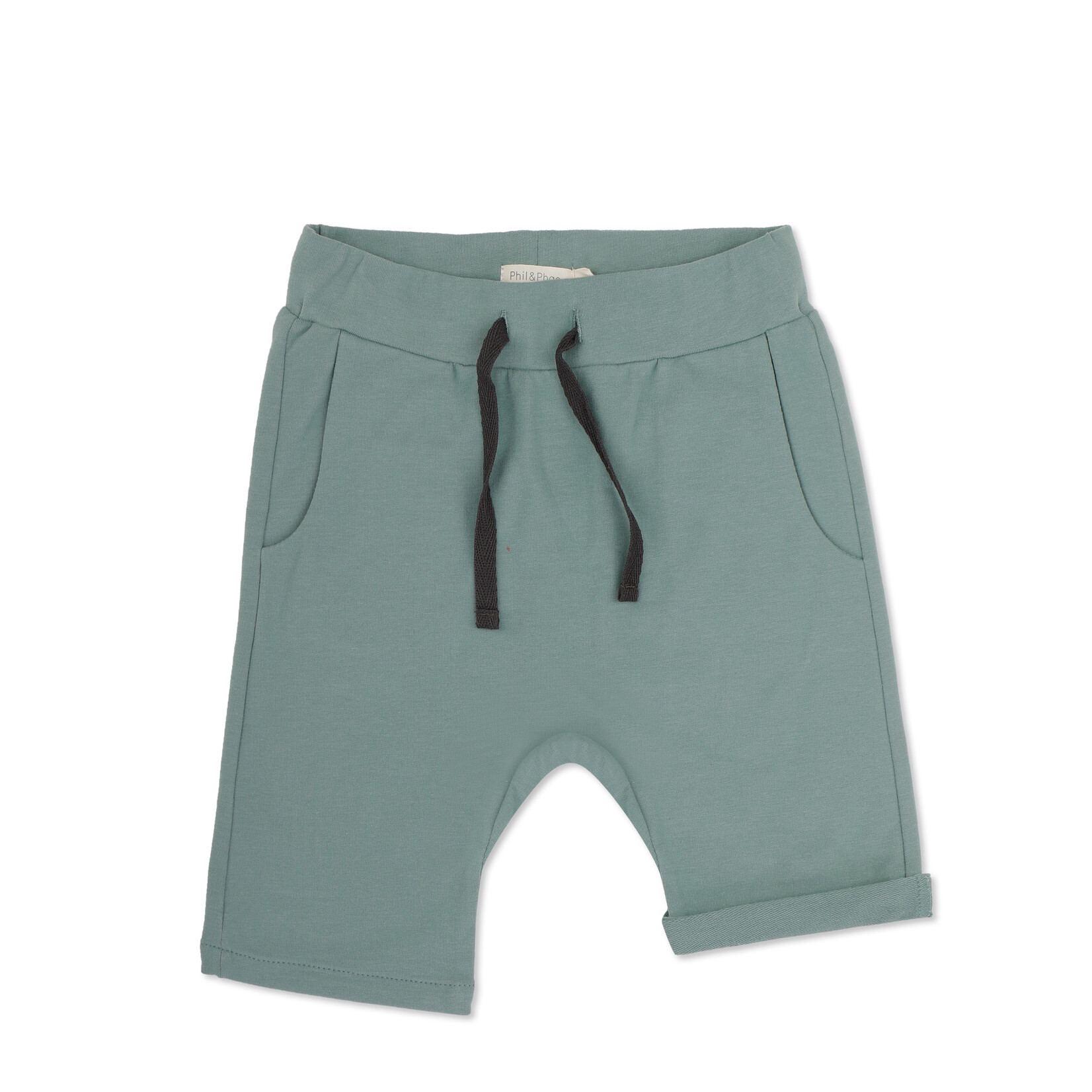Phil&Phae Phil&Phae - Drop-crotch shorts - sea glass