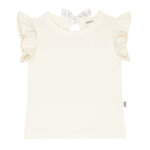 House of Jamie HOJ - Ruffled Tee  - Cream 2