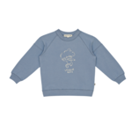 House of Jamie HOJ - Relaxed Raglan Sweater - Stone Blue