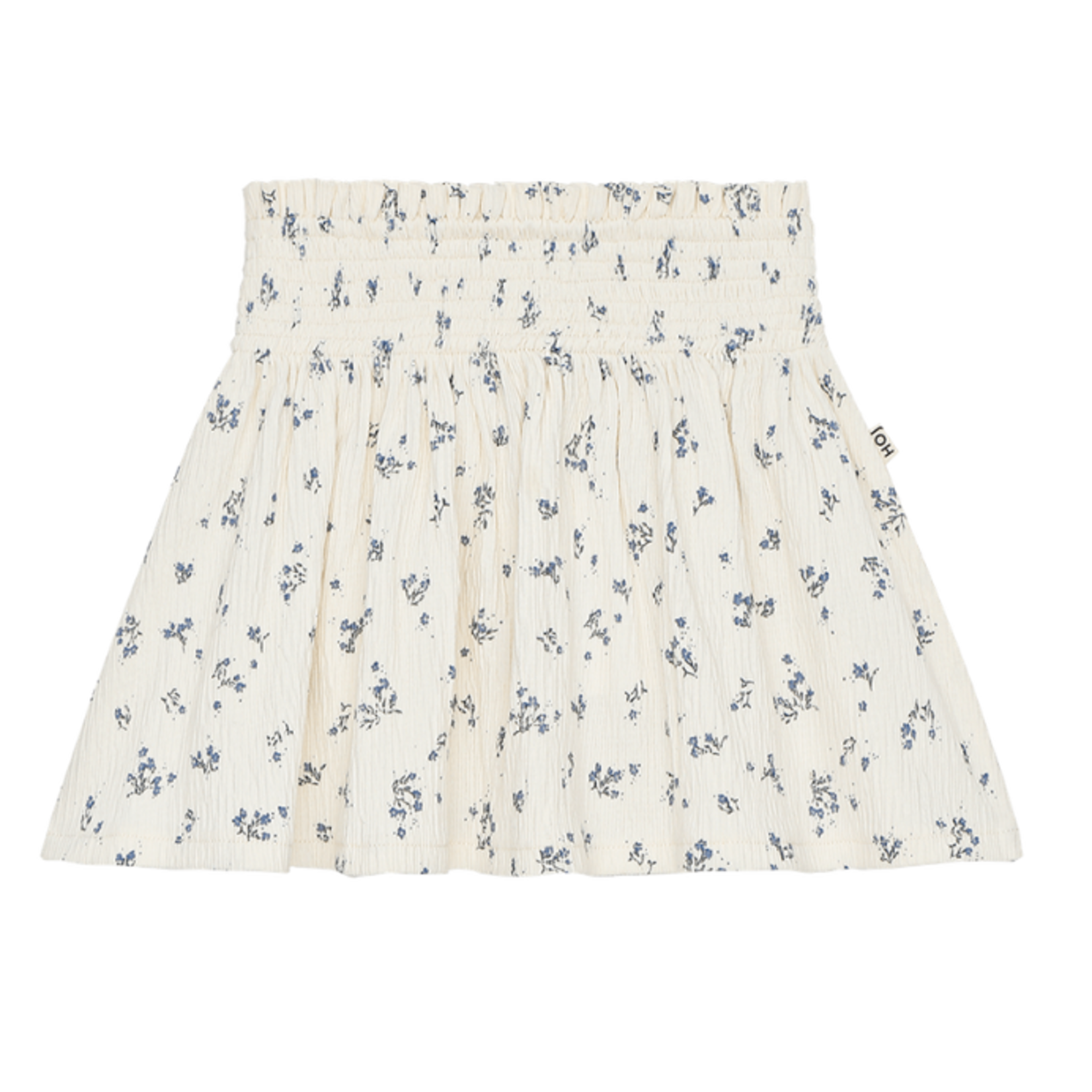 House of Jamie HOJ - Smocked Skirt  - Stone Blue Floral