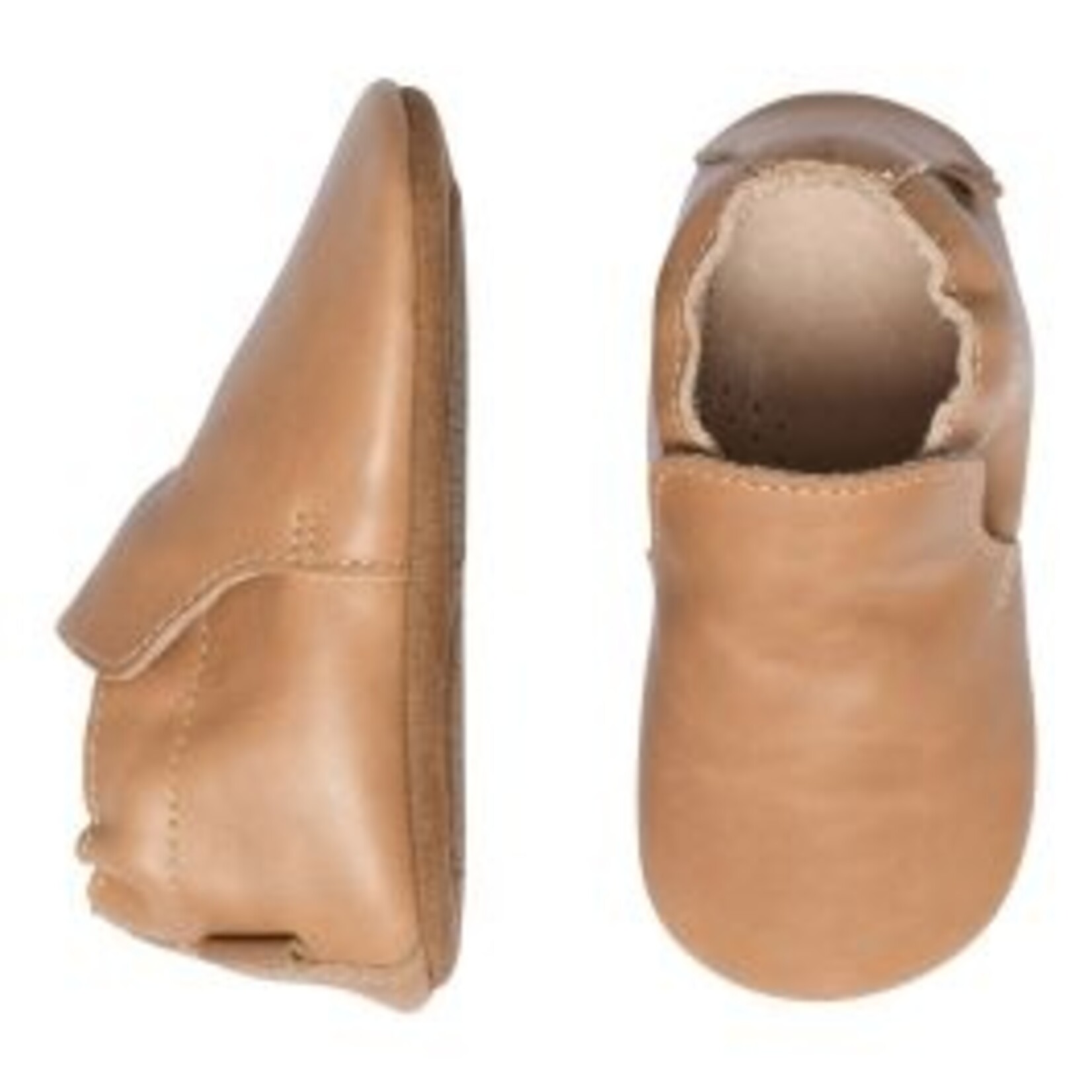 MP Denmark MP - Delicate leather slippers - Cognac
