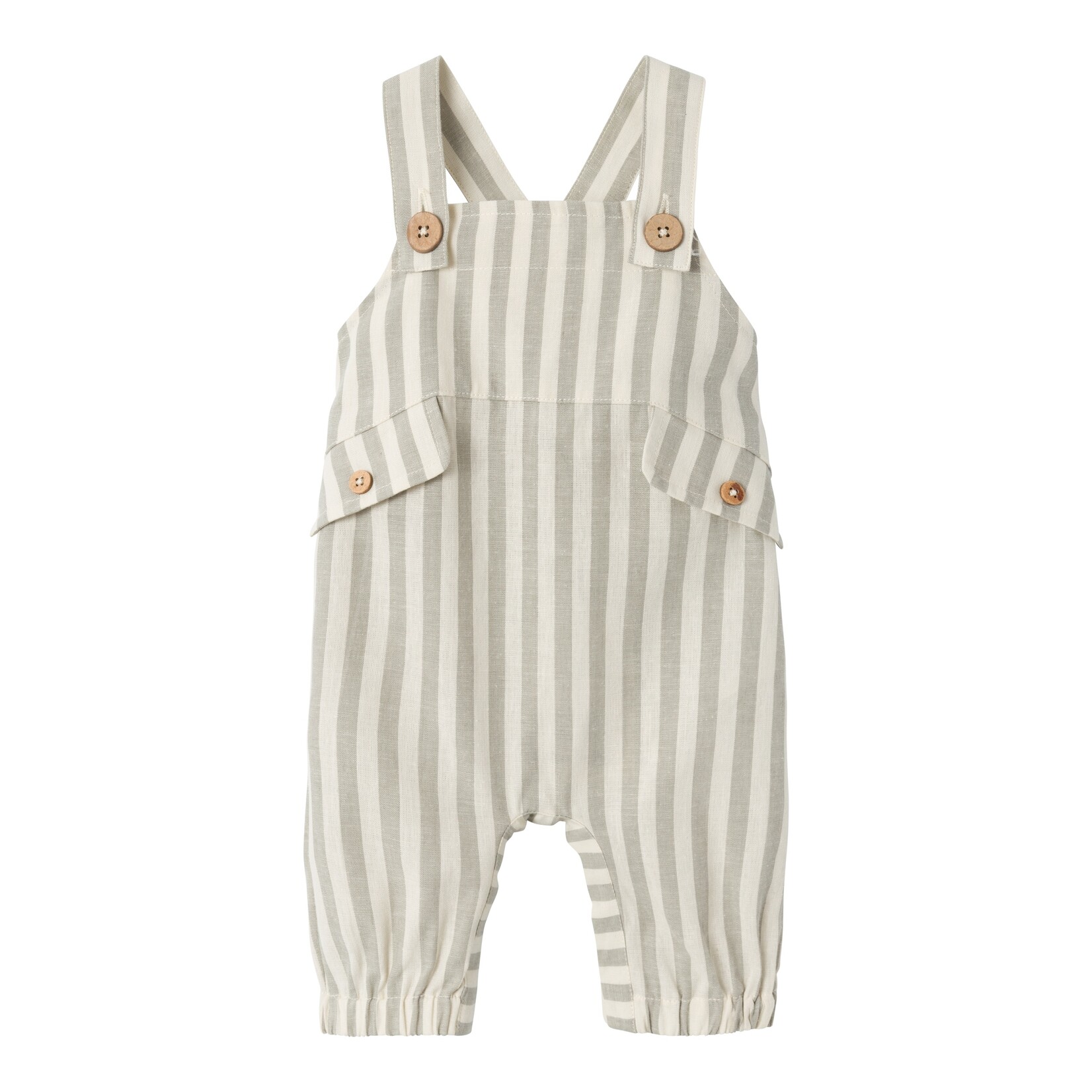 Lil Atelier Lil Atelier - NBMDINO LOOSE OVERALL LIL - Turtledove