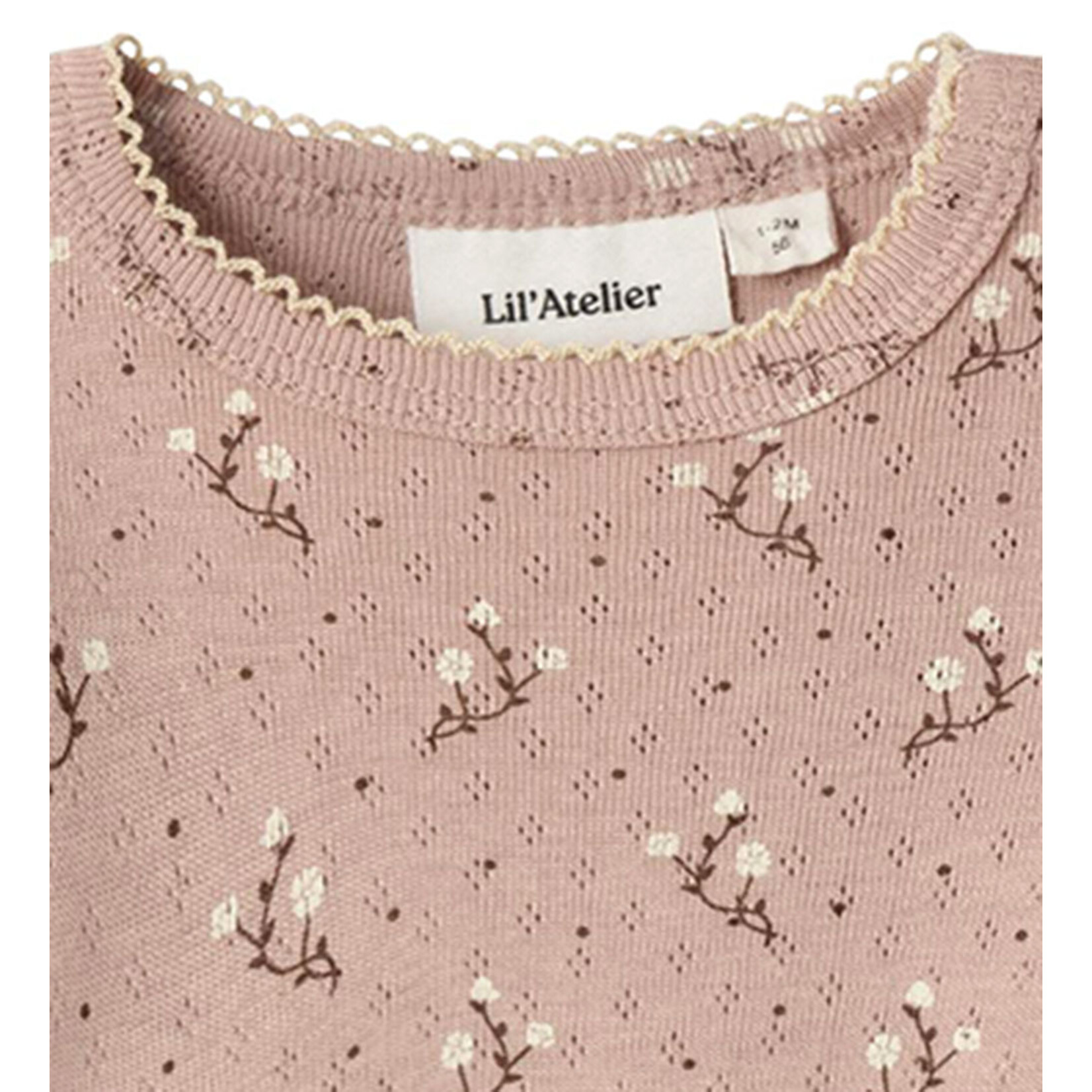 Lil Atelier Lil Atelier - NBFRACHELLO LS SLIM BODY HEA LILNougat