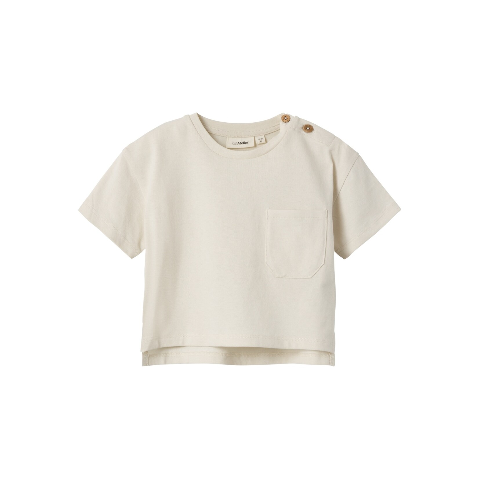 Lil Atelier Lil Atelier - NMMDOLAN SS LOOSE TOP LIL - Turtledove