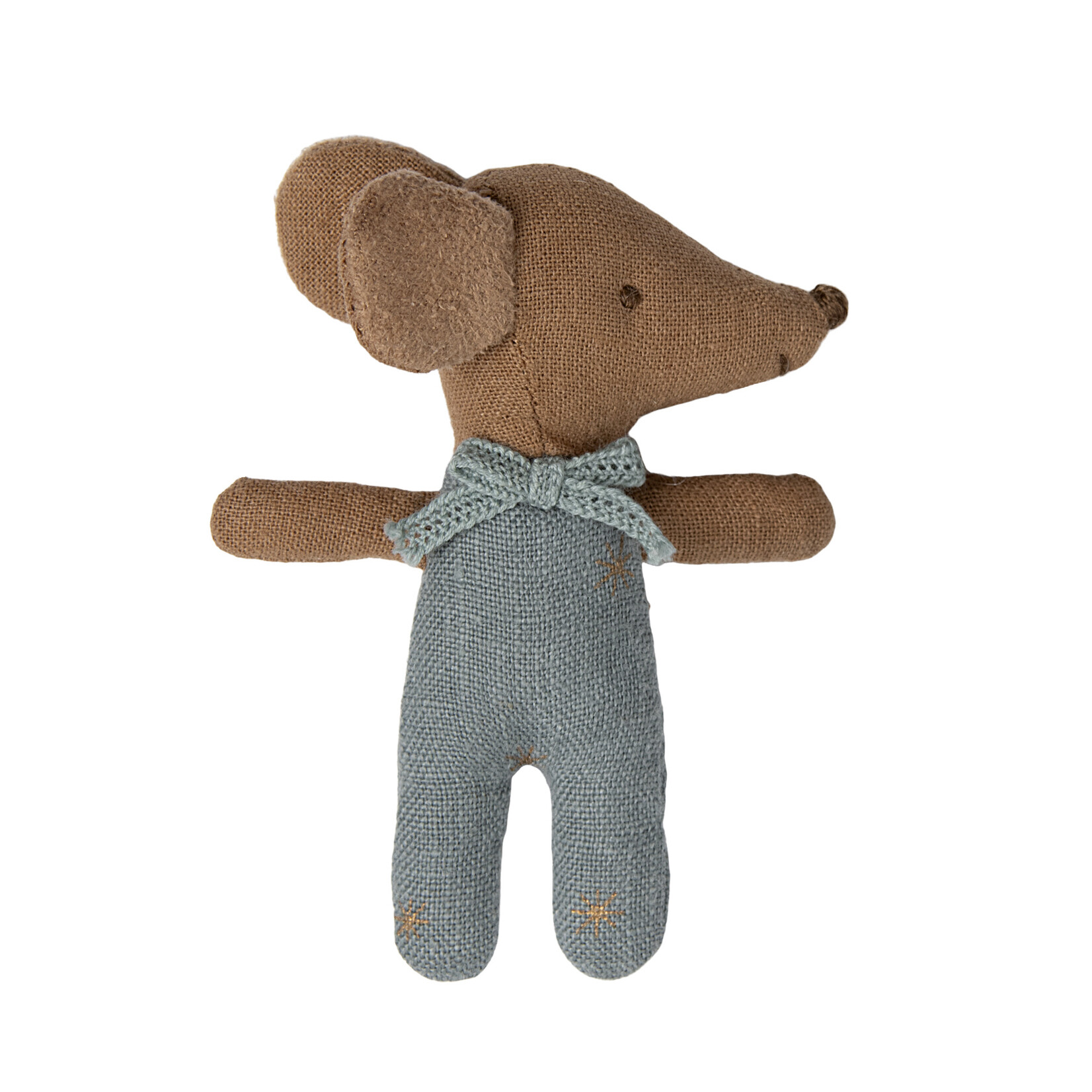 maileg Maileg - Baby mouse bruin in matchbox - Blue sleepy/wakey