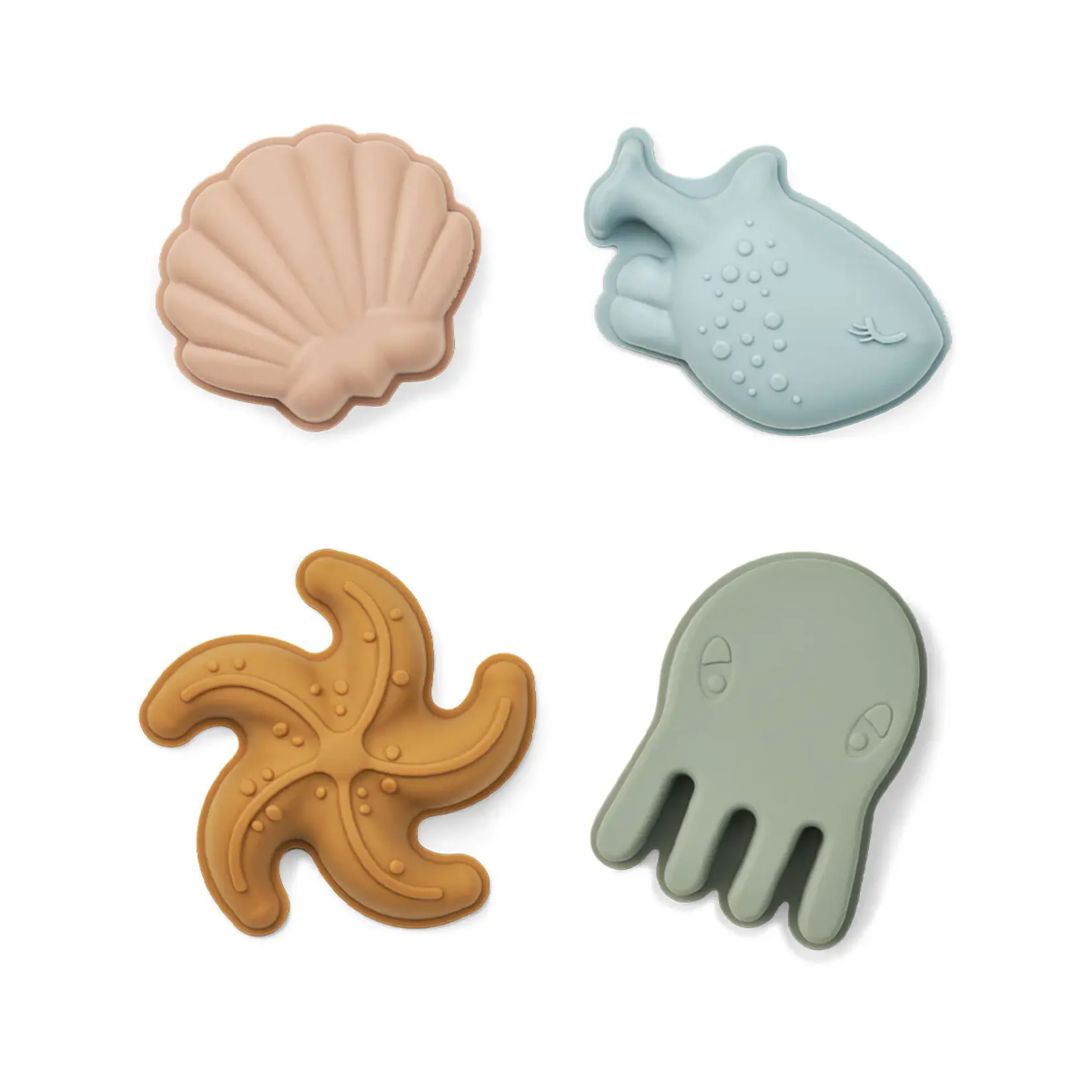 Liewood - Gill Mermaid Sand Moulds 4 - Pack