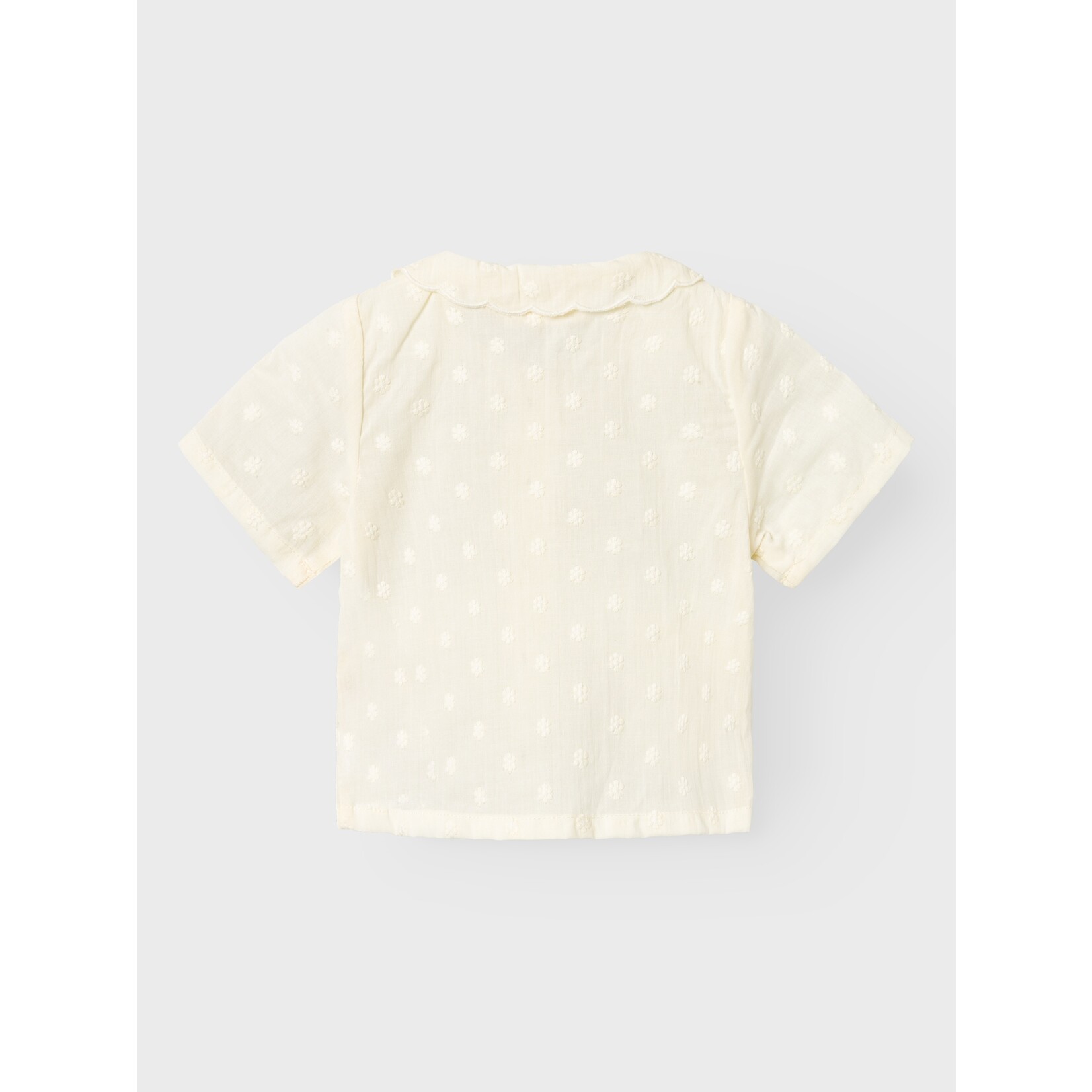 Lil Atelier NBFHIRSA SS LOOSE SHIRT LIL - Coconut Milk