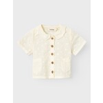 Lil Atelier NBFHIRSA SS LOOSE SHIRT LIL - Coconut Milk